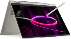 Лаптоп Lenovo Yoga 7 2-in-1 16AGP11, 16.0", 2.8K, Touchscreen, AMD Ryzen AI 7 445, AMD Radeon 840M, 32 GB, 1 TB SSD, Windows 11 Home, Бежов