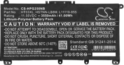 Батерия за лаптоп HP 14-CE1008TX, 15-DA0128NIA, HSTNN-DB8R HT03XL LiPo 11,55V 3550mAh CAMERON SINO