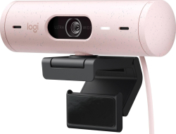 Logitech BRIO 500 Rose Full HD уеб камера, микрофон, USB