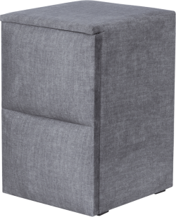 Нощно шкафче за спалня PUZZLE ляво - сив 16