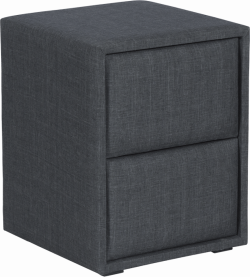 Нощно шкафче за спалня PICASSO - графит 501