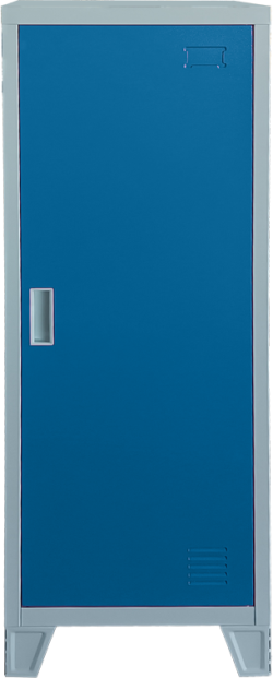  Метален шкаф Carmen CR-1605-1 JZ - сив / син