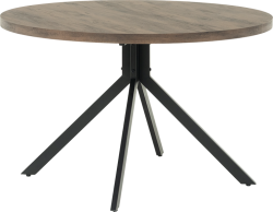 Трапезна маса LUDVIKA - орех / черно