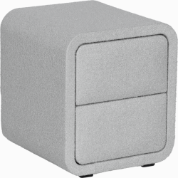 Нощно шкафче за спалня RODOS - светлосив 326