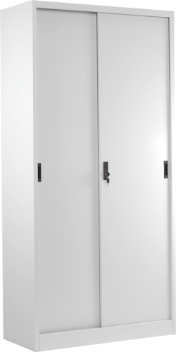 Метален шкаф Carmen CR-1266 L - сив на най-ниска цени