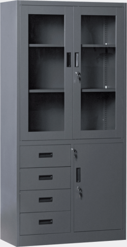 Метален шкаф Carmen CR-1278 E L SAND - графит на най-ниска цени