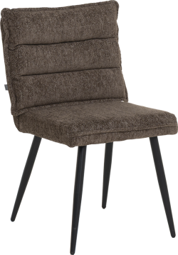 Трапезен стол IKSAN - тъмнокафяв R45