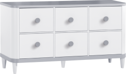  Скрин за дрехи с шест чекмеджета ADEN