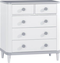  Скрин за дрехи с пет чекмеджета ADEN