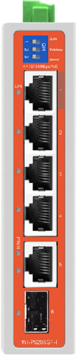 Комутатор/Суич Wi-Tek WI-PS206GF-I V2