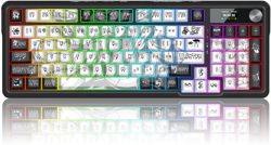 Клавиатура Redragon Artemis Pro Anime K719GF-RGB-PRO RGB, геймърска, механична, Bluetooth 5.0, черен