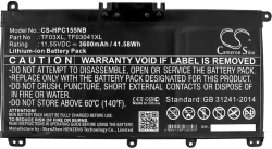Батерия за лаптоп HP 14-bp002TU, PAVILION 15-CC709TX, Pavilion 15-CC007NT, TF03XL TPN-Q188, LiiON, 11.55V, 3600 mAh, CAMERON SINO