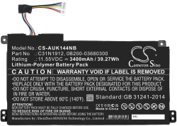 Батерия за лаптоп ASUS VivoBook 14 E410MA-EK007TS, E510MA-BR058T, C31N1912 LiPo 11.55V 3400 mAh CAMERON SINO