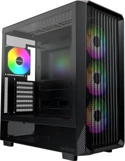 Montech кутия Case ATX - X5 (B) - 4 A-RGB fans, USB-C