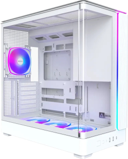 Кутия Montech Case ATX - KING 45 PRO (W) - 4 x 120 mm A-RGB, USB-C