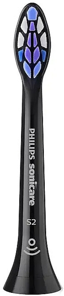 Четка за зъби Резервни глави Philips Sonicare S2 Sensitive HX6056, 6 броя, черен