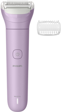 Дамска самоpcъсначка Philips 6000 Series BRL114, безжична, 3 остриета, мокро и сухо бръснене