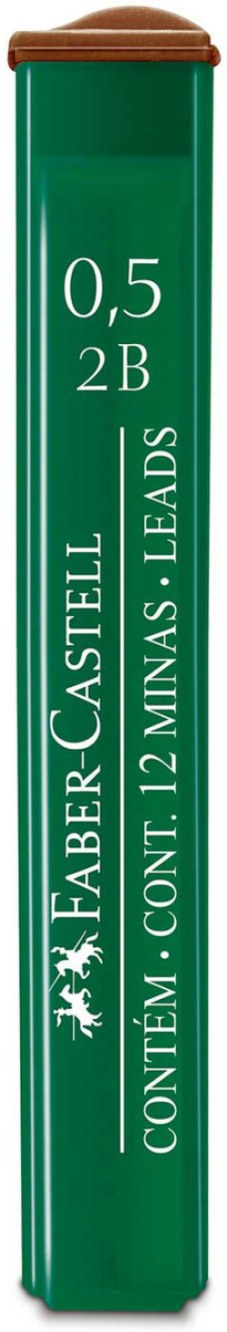 Faber-Castell Мини графити 9125, 0.5 mm, 2В, 12 броя