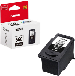Оригинален патрон Canon PG-560, 7.5 ml, 180 страници-5%, Black