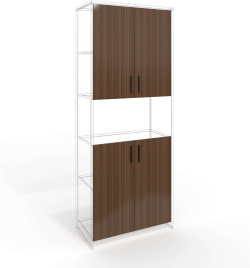 Врата RFG RV3 Elmaz, 380 х 18 х 760 mm, ПДЧ 18 mm, 4 броя в комплект, австралийски дъб