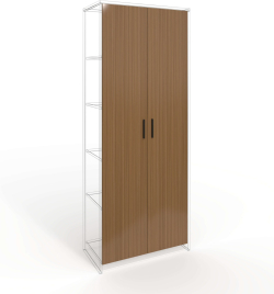  Врата RFG RV1 Parma, 380 х 18 х 1920 mm, ПДЧ 18 mm, 2 броя в комплект, орех