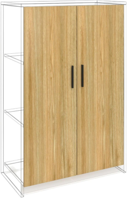 Врата RFG RV7 Monaco, 380 х 18 х 1110 mm, ПДЧ 18 mm, 2 броя в комплект, бряст