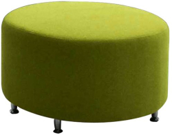  Табуретка RFG Zara, кръгла, дамаска, 700 х 700 х 400 mm, зелена