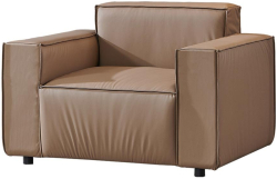 Фотьойл RFG Kiano, екокожа, 1160 х 880 х 760 mm, кафяв