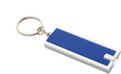 Cool Ключодържател Urban, с LED фенерче, рециклирана ABS пластмаса, с батерия, син