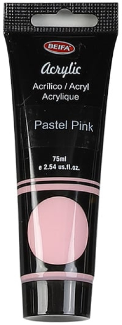  Beifa Акрилна боя, в тубичка, 75 ml, светлорозова