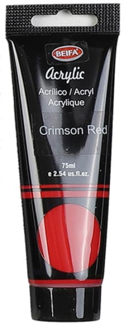 Beifa Акрилна боя, в тубичка, 75 ml, цвят диня