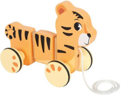  Small Foot Тигър Сафари, за дърпане, дървен
