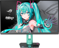 Монитор ASUS ROG Strix XG27ACMEG-G Hatsune Miku Edition, 27", Fast IPS, 2560x1440, 260 Hz, 1ms, G-Sync Compatible, FreeSync Premium