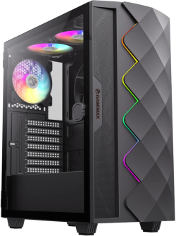 Gamemax кутия Case EATX - Diamond CP A-RGB