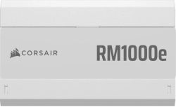 Захранване Corsair RMe Series RM1000e White, ATX 3.1/EPS12V, 1000 W, Cybenetics Gold, fully modular, PCIe 5.0, 120 mm fan