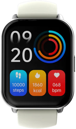 Смарт часовник HiFuture Zone2, 1.96", Bluetooth Call, IP68 Водоустойчив, 24-7 Сензор за Сърдечен Ритъм и Кислород в Кръвта, Сребрист