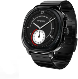 Смарт часовник HiFuture AIX, 1.43"AMOLED, Bluetooth Call, 1ATM Водоустойчив, Черен