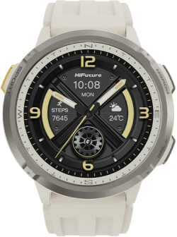 Смарт часовник HiFuture MIX3, 1.43" AMOLED, Bluetooth Call, 3ATM Водоустойчив, Бежов