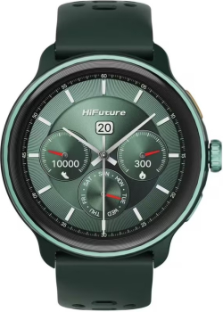 Смарт часовник HiFuture Vela, 1.43" AMOLED, Support AI Coach for Training, Bluetooth Call, 5ATM Водоустойчив, Зелен