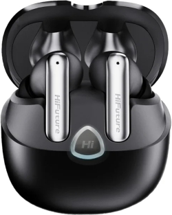 Слушалки HiFuture SonicAir, 35 Часа Батерия, Wireless 5.3, 10MM Driver, Soft Bass, Comfort Fit, Черен
