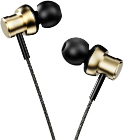 Слушалки HiFuture Hi5, High Clarity Microphone, TYPE-C, Hi-Res Audio Certified, Черен/Златист