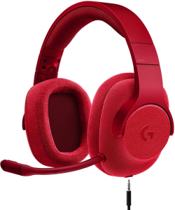 Слушалки G433 7.1 Surround Gaming Headset - FIRE RED, 981-000652