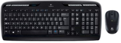 Logitech Wireless Combo MK330 - keyboard and mouse set - International NSEA - black