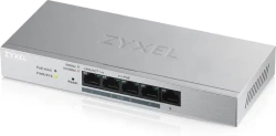 Суич ZyXEL GS-1200-5HPV3, 5-портов, Gigabit, PoE, Web Managed
