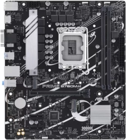 Дънна платка ASUS PRIME B760M-K, B760, LGA1700, mATX, 2x DDR5, 2x M.2, HDMI/VGA, 2.5G LAN