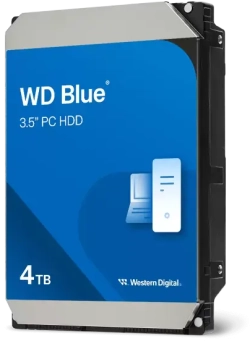 Хард диск / SSD Western Digital Blue WD40EZZX, 4TB, SATA3, 3.5", 5400rpm, 256MB