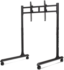 Стойка за монитор Next Level Racing Round Tube Freestanding, за един монитор, VESA, черен