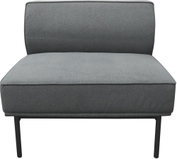  Модул RFG Klark, прав, текстил, 800 х 800 х 720 mm, сив