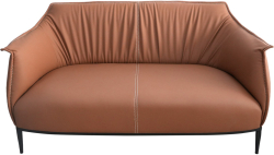 Диван RFG Marten, екокожа, 1380 х 800 х 790 mm, кафяв