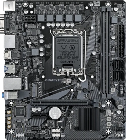 Дънна платка GIGABYTE H610M, LGA1700, 2xDDR4, 4xSATA, 1xM.2, micro ATX, Intel XMP, USB 3.2 Gen 1, HD Audio
